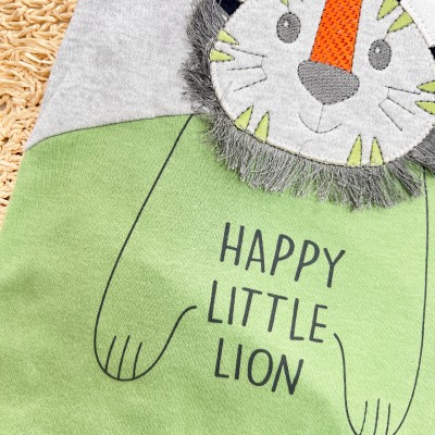 Banho de Sol Happy Little Lion - Verde e Mescla